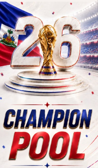 Champion Pool — cagnotte Coupe du Monde 2026 sur Belparyaj
